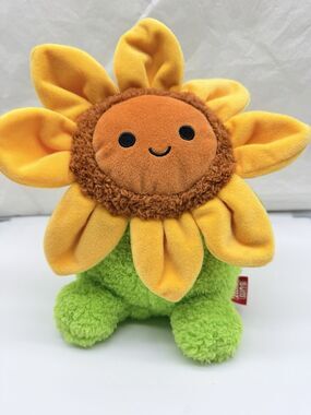BumBumz Sunny the Sunflower 9.5 Inch GardenBumz Plush Stuffed Toy Yellow Green
